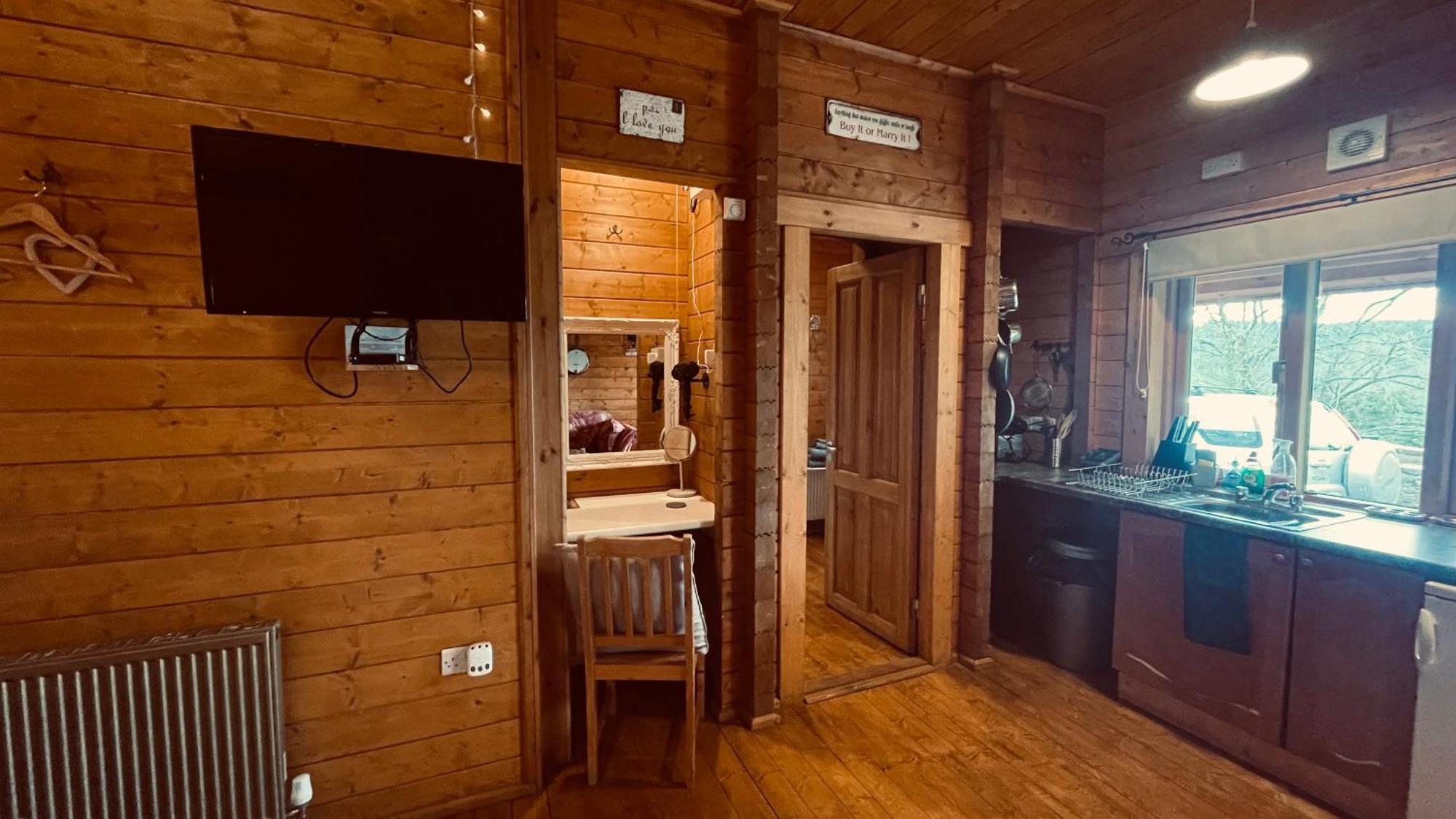 Blossom Cabin - Little Log Cabin In Wales Newtown  Dış mekan fotoğraf
